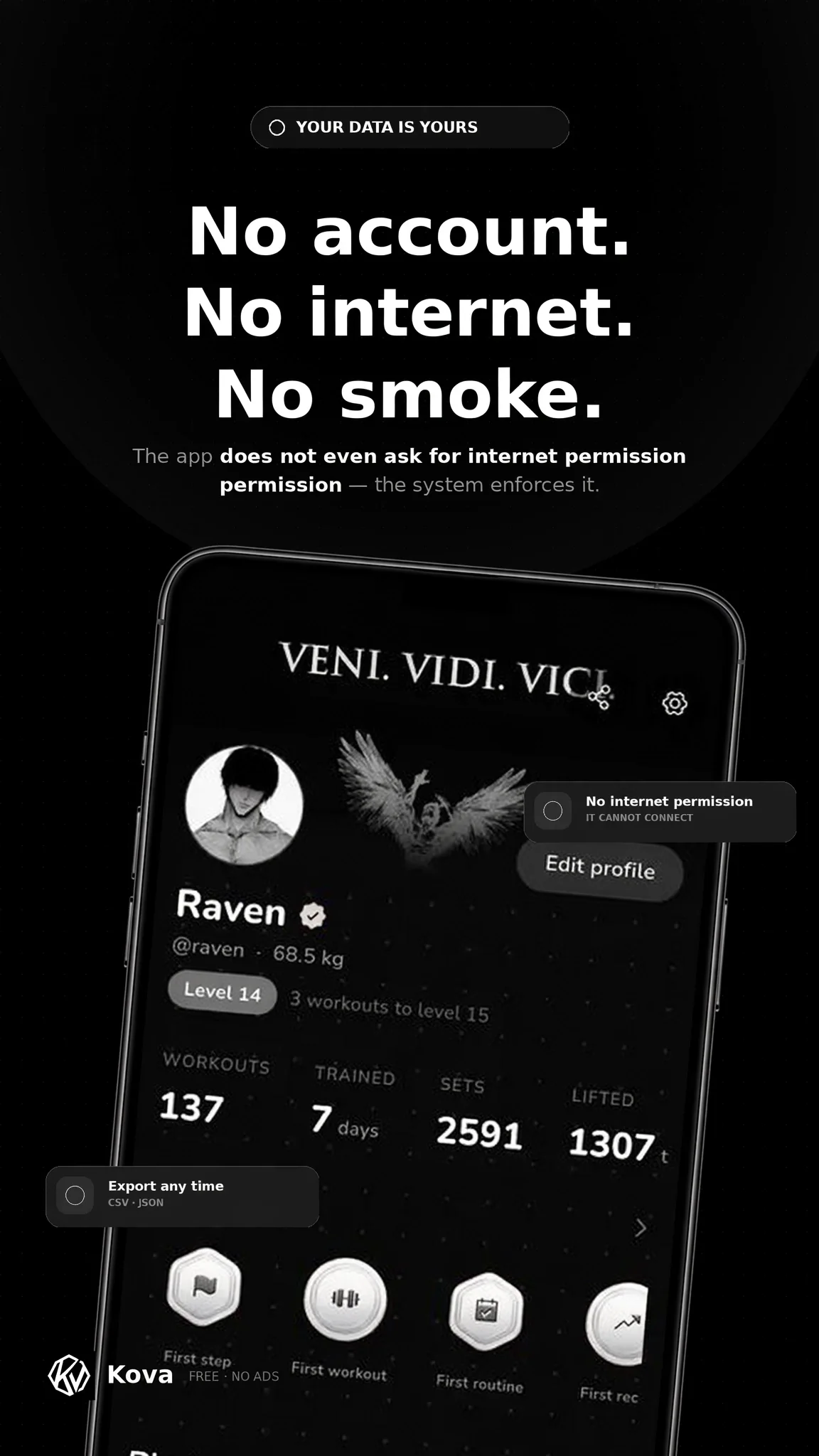 Store card: no account, no internet, no smoke.
